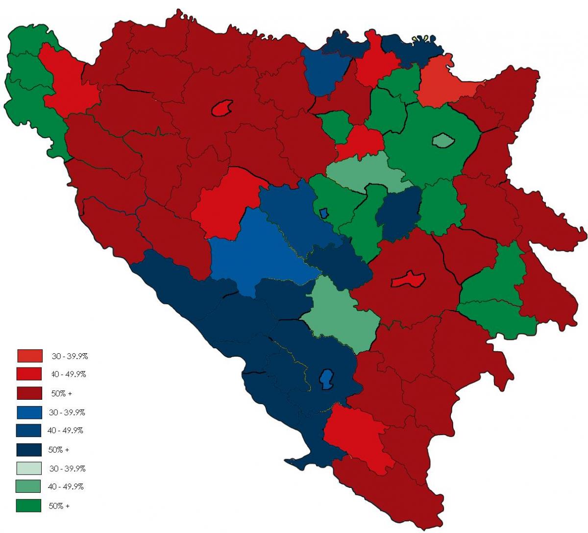 Bosnia religion kart